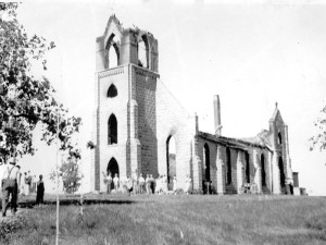 Perry Lutheran After Fire 1935